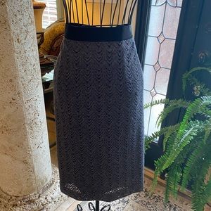 Ann Taylor gray pencil skirt